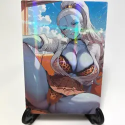 Dragon Ball Z Vados Sexy Hot Anime Waifu Girl Doujin Lewd Goddess Story Art Card - Image 2