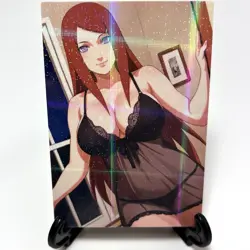 Naruto Kushina Uzumaki Sexy Hot Lingerie Anime Waifu Girl Goddess Story Art Card - Image 1