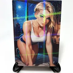 Spider-Verse Gwen Stacy Sexy Hot Anime Waifu Girl Lewd Goddess Story Art Card - Image 2