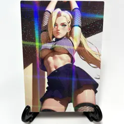 Naruto Ino Yamanaka Sexy Hot Anime Waifu Girl Doujin Lewd Goddess Story Art Card - Image 1