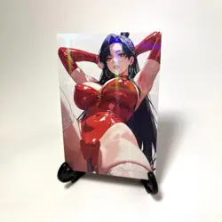Sexy Hot Lewd Anime Waifu Girl Doujin Lewd Goddess Story ACG Holo Paper Art Card - Image 2