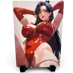 Sexy Hot Lewd Anime Waifu Girl Doujin Lewd Goddess Story ACG Holo Paper Art Card - Image 3