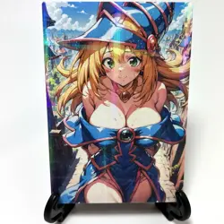 Yu-Gi-Oh! Dark Magician Girl Sexy Anime Waifu Girl Lewd Goddess Story Art Card - Image 1