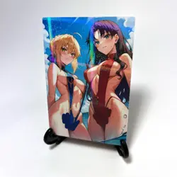 Fate/Grand Order Rin Tohsaka Saber Sexy Anime Waifu Girl Goddess Story Art Card - Image 2