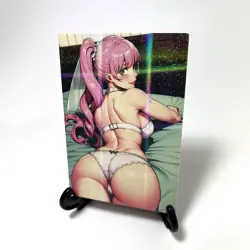 One Piece Perona Sexy Anime Waifu Girl Doujin Lewd Goddess Story Holo Art Card - Image 2