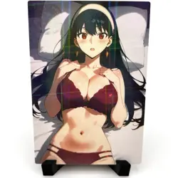 Spy x Family Yor Forger Sexy Anime Waifu Girl Doujin Lewd Goddess Story Art Card - Image 1