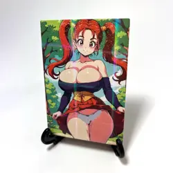 Dragon Quest Jessica Sexy Anime Waifu Girl Doujin Lewd Goddess Story Art Card - Image 2
