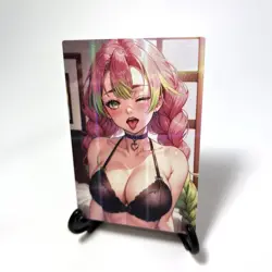 Demon Slayer Mitsuri Kanroji Sexy Hot Anime Waifu Girl Goddess Story Art Card - Image 2