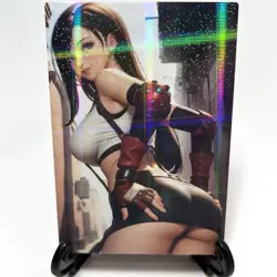 Final Fantasy Tifa Lockhart Sexy Anime Waifu Girl Doujin Lewd Goddess Story Card - Image 1