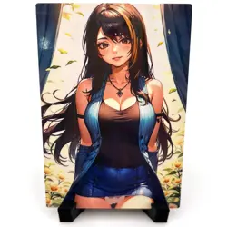 Final Fantasy Rinoa Heartilly Sexy Anime Waifu Girl Lewd Goddess Story Art Card - Image 3