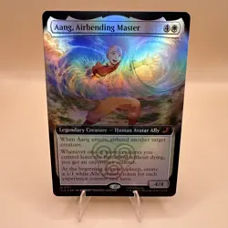 Aang, Airbending Master (Extended Art) M Avatar: Eternal-Legal NM FOIL - Image 1