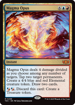 Magma Opus #296 | Near Mint | Tarkir Dragonstorm Commander TDC Magic MTG - Image 1