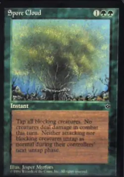 Spore Cloud (Myrfors) - Fallen Empires: #72b, Magic: The Gathering Mp R37 - Image 1