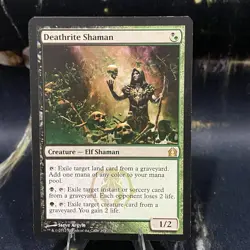 Magic the Gathering - Deathrite Shaman 213/286 Return to Ravnica LP MTG Regular - Image 1
