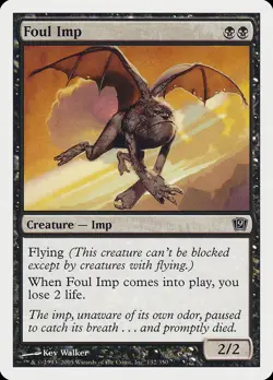 Foul Imp | #132 | 9ED | MTG | Regular | MP - Image 1