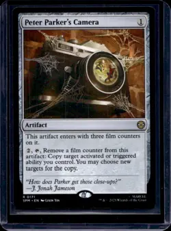 2025 Magic: MTG Marvel's Spider-Man Peter Parker's Camera Foil Rare #0171 - Image 1