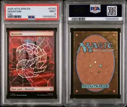 2025 MTG Spider-Man Mountain Foil PSA 9 - Image 3