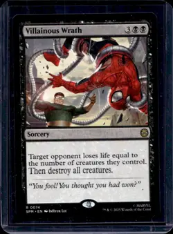 2025 Magic MTG Marvel's Spider-Man Villanous Wrath Foil Rare #0074 - Image 1