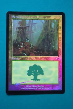 Forest #350 (FOIL) - MTG- Invasion - Never Played - Magic The Gathering - Image 1