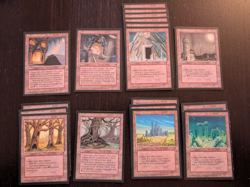 FALLEN EMPIRES * Lands Lot: Bottomless Vault, Dwarven Hold * Most Unplayed * MtG - Image 1