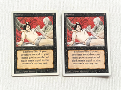 Magic the Gathering MTG - Sacrifice - Revised Edition - Uncommon - Qty 2 - Image 1