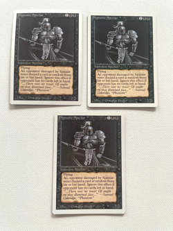 Magic the Gathering MTG - Hypnotic Specter - Revised Edition - Uncommon - Qty 3 - Image 1