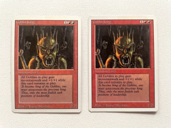 Magic the Gathering MTG - Goblin King - Revised Edition - Rare - Qty 2 - Image 1