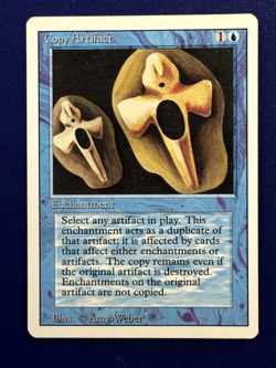 Magic: The Gathering • Copy Artifact • Revised (3rd Ed 1994) • Vintage Rare • EX - Image 1