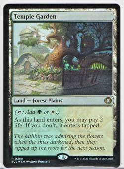Temple Garden 268 -MTG Lorwyn Eclipsed Foil - Image 1
