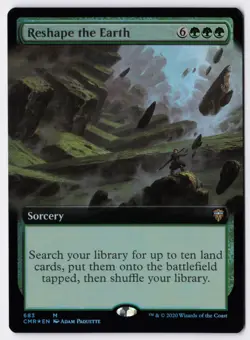 Reshape the Earth - Foil - Extended Art - MTG Commander Legends - RareCo - Image 1