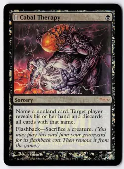 Cabal Therapy - Foil - MTG Friday Night Magic 2005 - RareCo - Image 1