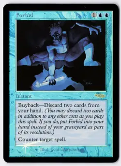 Forbid - Foil - MTG Friday Night Magic 2002 - RareCo - Image 1