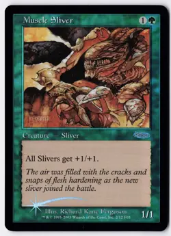Muscle Sliver - Foil - MTG Friday Night Magic 2003 - RareCo - Image 1