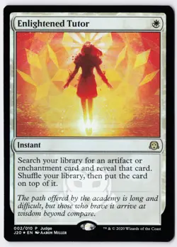 Enlightened Tutor - Foil - MTG Judge Promo - RareCo - Image 1