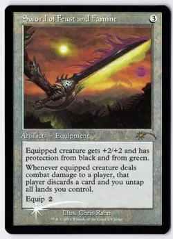 Sword of Feast and Famine - Foil - MTG Judge Promo - RareCo - Image 1