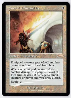Sword of Fire and Ice - Foil - MTG Judge Promo - RareCo - Image 1
