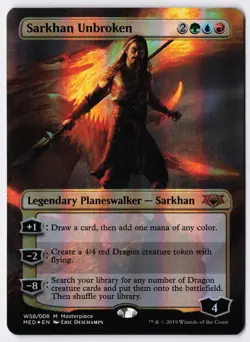 Sarkhan Unbroken - Foil - MTG War of the Spark: Mythic Edition - RareCo - Image 1