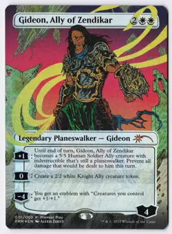 Gideon, Ally of Zendikar - Foil - Showcase - MTG Pro Tour Promos - RareCo - Image 1