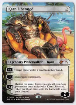 Karn Liberated - Borderless - MTG Secret Lair Showdown - RareCo - Image 1