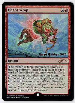 Chaos Wrap - Foil - MTG Special Occasions: Happy Holidays - RareCo - Image 1