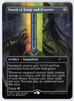 Sword of Forge and Frontier - Borderless - MTG Magic Spotlight: Dragons - RareCo - Image 1