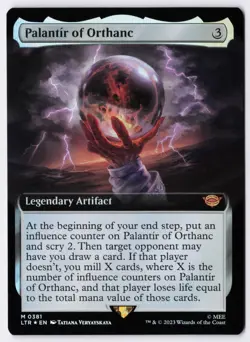 Palantir of Orthanc - Foil - Extended Art - MTG Universes Beyond: LOTR - RareCo - Image 1