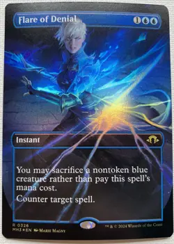 MTG Flare of Denial 326 | NM FOIL | Modern Horizons 3 - Image 1