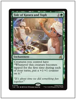 1x Tale of Katara and Toph, Magic the Gathering MTG NM - Image 1