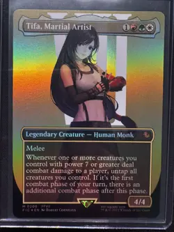Tifa, Martial Artist (Borderless 206) - FOIL - NM - Image 1