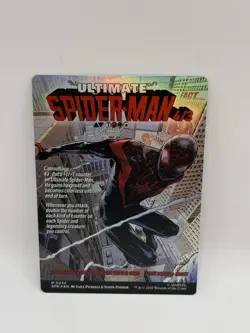 Marvel's Spider-Man Foil Magic the Gathering Miles Morales Borderless Card 0234 - Image 2