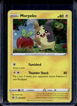 2019-2023 Pokemon SWSH Black Star Promos Morpeko Holo #SWSH031 - Image 1