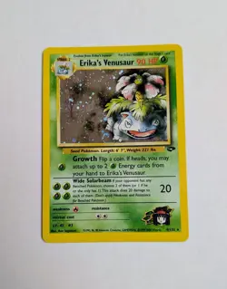 NM Erika's Venusaur 4/132 Gym Challenge Pokemon TCG Holo Rare English - Image 1