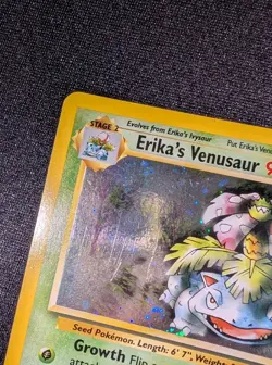 NM Erika's Venusaur 4/132 Gym Challenge Pokemon TCG Holo Rare English - Image 4