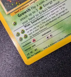 NM Erika's Venusaur 4/132 Gym Challenge Pokemon TCG Holo Rare English - Image 5